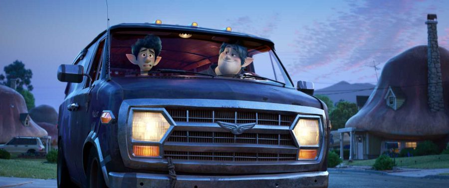 Ian Lightfoot (Tom Holland) and Barley Lightfoot (Chris Pratt) contemplate the quest ahead of them in Pixar's latest film, 'Onward.' Opinion writer Jordan Parker writes about where the new Pixar film falls short. Photo courtesy of Disney/Pixar