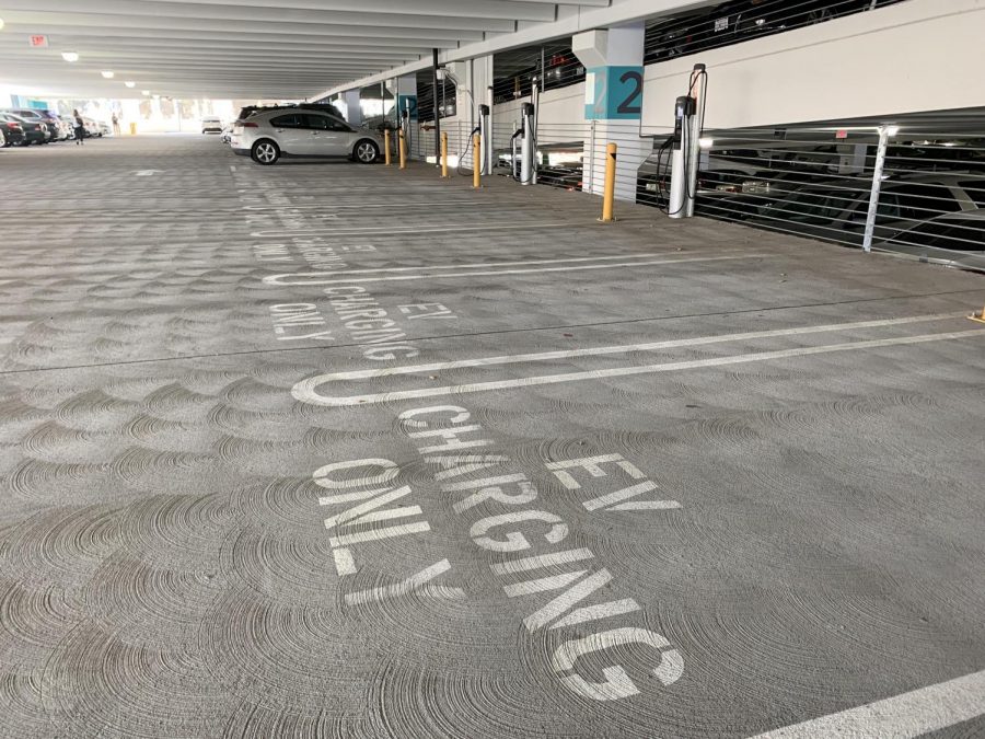 The first through fifth floors of Parking Structure V provide electric vehicle charging spaces. Sac State IRT announced it will provide Drive-in Wi-Fi on its second through sixth floors on weekdays.