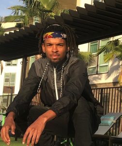 Sacramento rapper Evan Odom who goes by Pyramid Kid. Odom has been making music for two years and was given the opportunity to perform with Nef The Pharoah last fall. Photo courtesy of Evan Odom.