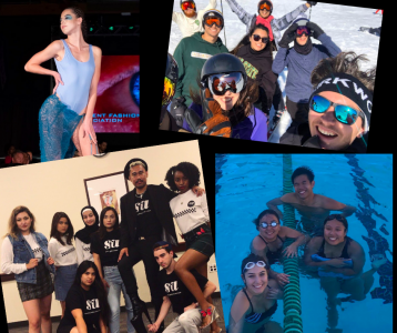 Members of Sac States Student Fashion Association, Swim and Ski and Snowboard club. The clubs have effectively scrapped all future meetings due to campus closures but remain optimistic of their clubs future. Courtesy of each clubs respective representatives. Collage by Khala Clarke