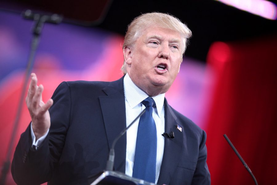 President Donald Trump speaks at an American Conservative Union Conference. Donald Trump is to blame for the United States slow response to the COVID-19 outbreak, The State Hornet opinion writer Jordan Parker writes. 