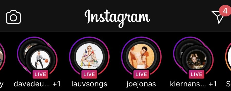 Multiple celebrities go live on Instagram at the same time on Tuesday, March 24. Instagram Lives provide people the opportunity to interact with friends and fans while showing on a live video. 

Screenshot via Instagram. 