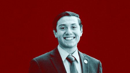 Former ASI president Christian Landaverde said the COVID-19 campus closure at the end of his presidency shifted his focus towards his other career goals. Landaverde said he stepped down to study for his law school admissions test and spend time working on the Sacramento County Alcohol and Drug Advisory Board. Photo by Tanner Landon. Photo Illustration by Rahul Lal.