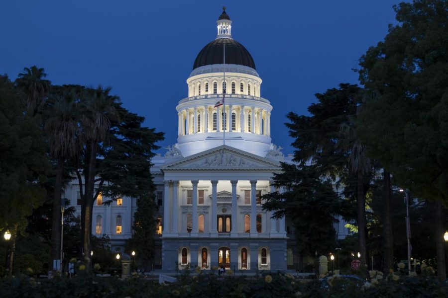 California State Capitol steps empty, except for a few graduates taking photos, due to the COVID-19 pandemic and stay-at-home orders Friday, May 15, 2020. A new regional stay-at-home order will go into effect in the Sacramento region by Friday. 