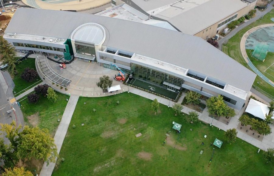 An empty view from above The Well at Sacramento State Wednesday, Oct. 28, 2020. Sac State’s Faculty Senate will meet Thursday to discuss potentially pushing back the start date of the spring 2021 semester and eliminating spring break. 