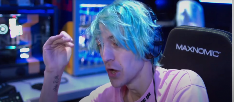 Tyler “Ninja” Blevins threatens to quit Fortnite because of an alleged “stream sniping” incident during a Fortnite stream on Thursday, Feb. 4, 2021. He said he was “stream striped,”which is when another player mid-game watches a popular streamer to gain a competitive advantage against that streamer. (Screenshot via Ninja’s Twitch).
