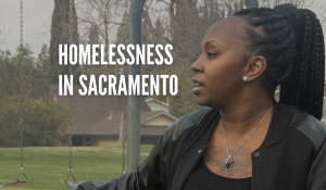 Kizzie Anderson, a Sacramento resident, shares her experience being homeless on Wednesday, March 3, 2021. Anderson said she struggled to find housing because of her credit and issues with the law.