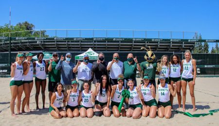 Sac State beach volleyball unveils ‘Hornet Beach’ with ribbon-cutting