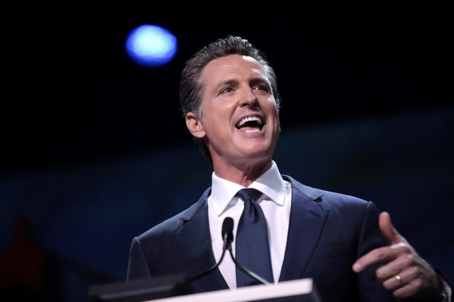 Gavin+Newsom+retains+his+position+as+Governor+of+California+after+63+percent+voted+no+to+the+recall+on+Tuesday.+Photo+of+Gavin+Newsom+by+Gage+Skidmore+is+licensed+under+CC+BY-SA+2.0