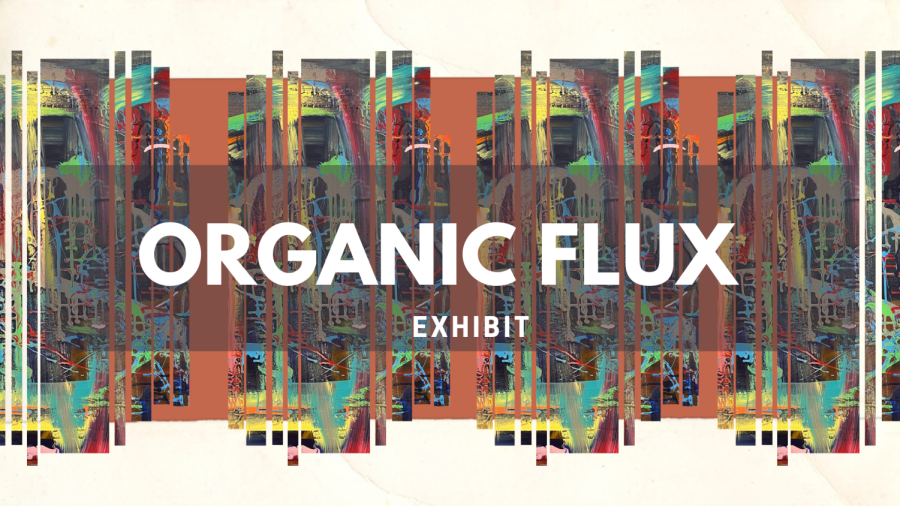 The University Union’s Gallery at Sac State will display the “Organic Flux” exhibit from Oct. 25 to Nov. 4. Acrylic painting “Summer Break” by Genesis “The Mayor” Torres will be displayed in the exhibit. Image of the painting “Summer Break” courtesy of Torres. Graphic created in Canva.