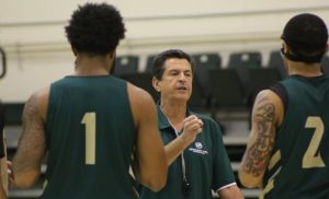 Former Sac State head basketball coach Brian Katz during practice Wednesday, Oct. 20, 2021 at the Nest. Katz stepped down as head coach four days before Tuesday’s season opener due to health concerns.
