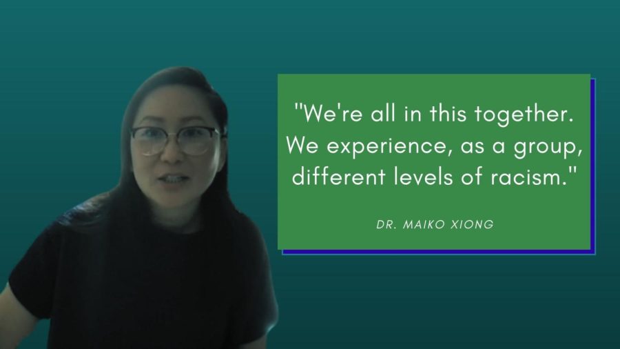 Assistant Professor of Counselor Education Maiko Xiong gave a presentation about the myth of the “model minority” towards Asian Pacific Islander and Desi American community during a Zoom webinar on Feb. 4. She discussed coping strategies as well as a collective call to action against racism.
