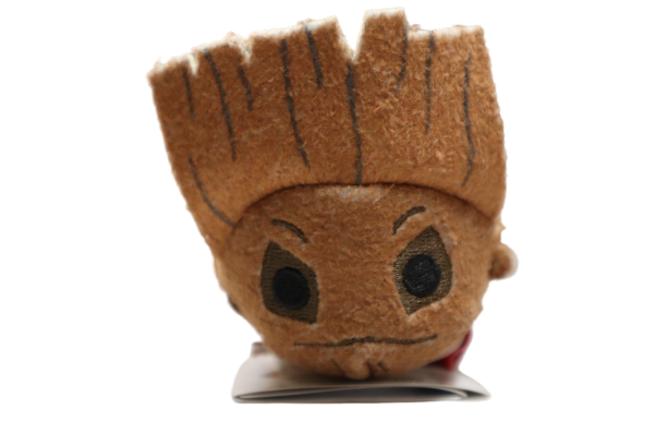 Lum enjoys collecting Marvel themed figurines like this Groot “Tsum Tsum” (tiny stuffed animal). She wishes they would sell the discontinued plushies again.