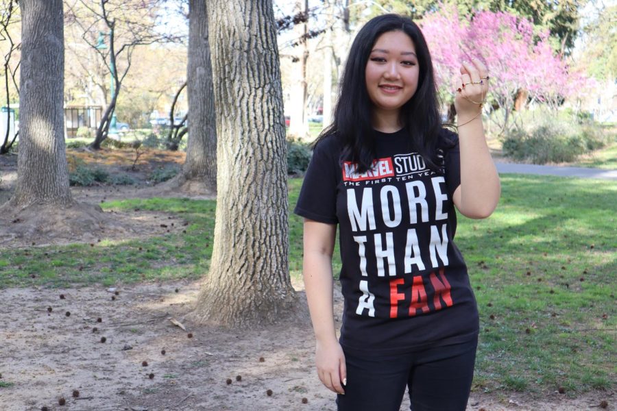 Staff writer Jenelle Lum shows her appreciation for the Marvel Cinematic Universe. She hopes to work at Marvel Studios for the franchise one day.  