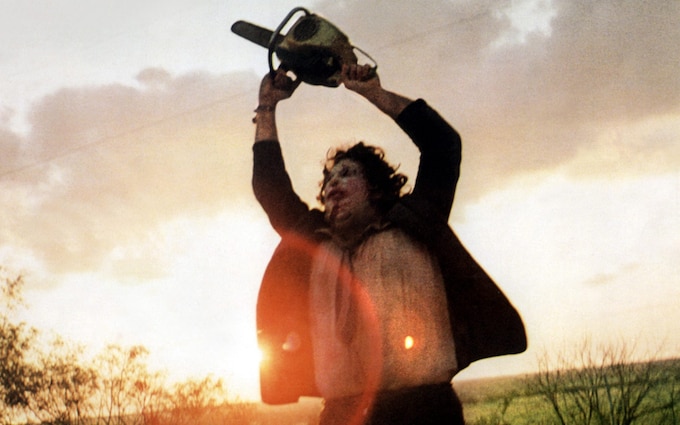 In the original film, Leatherface was just your average Texas hillbilly who loved his family despite all their “flaws.” None of the strange, almost supernatural qualities existed; just plain old Texan hospitality as he swings his chainsaw around like an acrobat’s baton. 