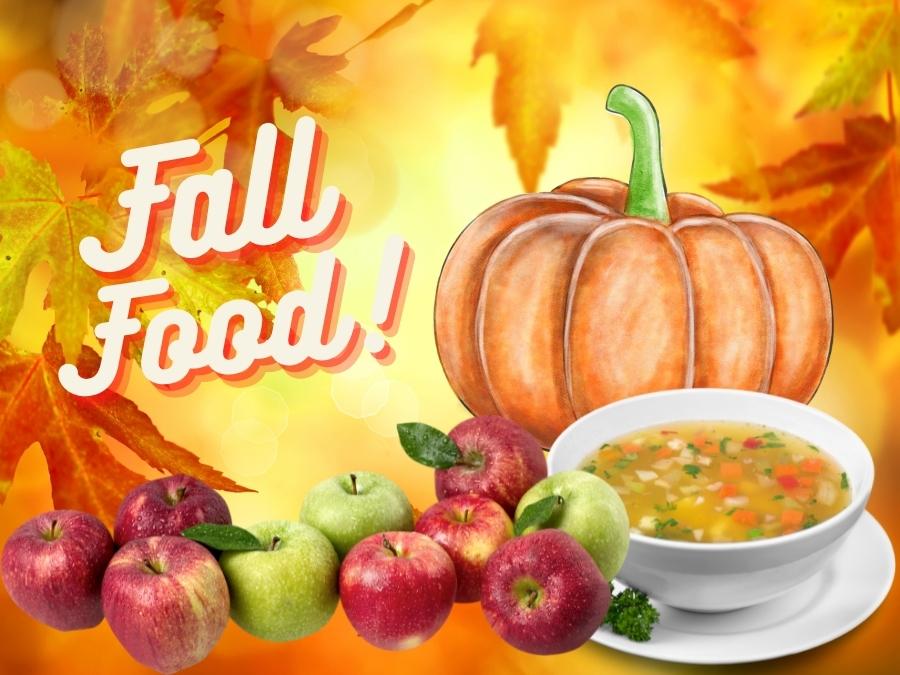 This+fall%2C+treat+yourself+to+the+smells%2C+tastes+and+joys+of+fall%E2%80%99s+many+treats.+From+soup+to+pumpkin+spices%2C+warm+your+bellies+as+the+temperature+falls.+%28Graphic+created+in+Canva%29