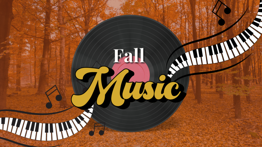 This+song+list+captures+the+fall+mood.+It+features+emotional+and+danceable+tracks+that+are+perfect+for+an+autumn+drive.%28Graphic+created+in+Canva%29
