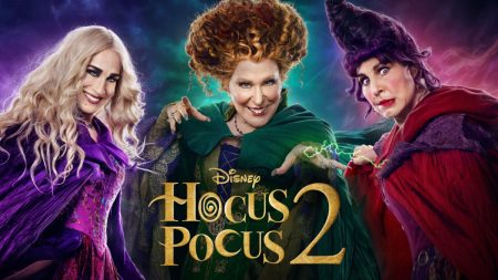 “Hocus Pocus 2,” released on Sept. 30, 2022, through Disney’s streaming service just in time for Halloween. The movie follows a nostalgic adventure of the witches’ one night to wreak havoc on the kids of Salem. Photo courtesy of Disney.