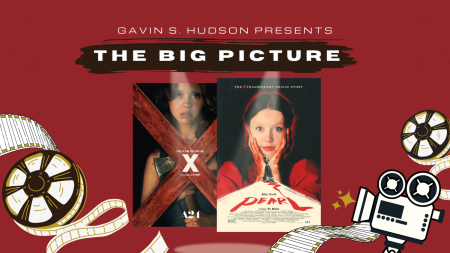 Graphic created in Canva by Dominique Williams and Gavin S. Hudson. Movie posters courtesy of A24.
