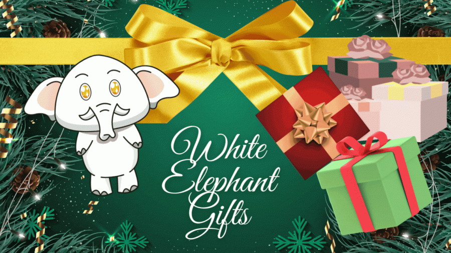 The month of December is synonymous with gift-giving. Discover these inexpensive gift ideas for your next white elephant gift exchange. Graphic created in Canva by Chris Woodard.