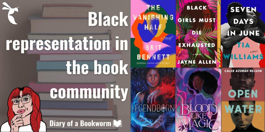Books like “Legendborn” and “Seven Days in June” are popular novels that can be found on #Blackbooktok. (Graphic created in Canva by Julie Blunt)
