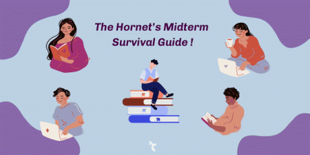 Midterm season is right around the corner for Sac State students. The State Hornet shares its tips and tricks. (Graphic made in Canva by Hailey Valdivia).