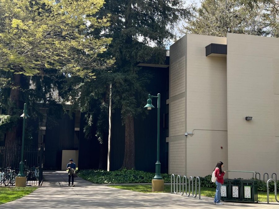 Klamath Hall, located on Sacramento State’s campus Thursday, March 20, 2023. Klamath Hall houses over 200 first-year students and acts as a co-ed resident hall.