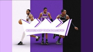 The Sacramento Kings are Pacific Division Champions due in large part to star guard De’Aaron Fox, who has led the team with 25.2 points per game. While holding the third seed, the Kings await the end of the regular season for their sixth seed opponent.
(Photo taken from The Analyst; graphic made in Canva by Nathan Smith) 
