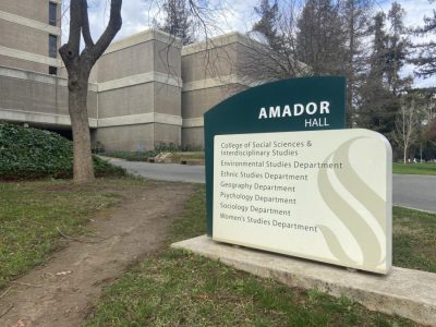 Amador Hall’s sign contains labels for departments found in the hall on Monday, Feb. 1, 2021. Sacramento State Professor Rashad Baadqir is being accused of unethical academic practices after offering monetary extra credit fall 2022. 