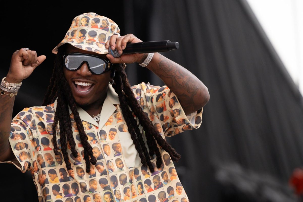 Jacquees performing on the Bless Stage at Sol Blume Sunday afternoon, Aug. 20 2023. The Atlanta singer rose to fame with his 2016 hit “B.E.D.”