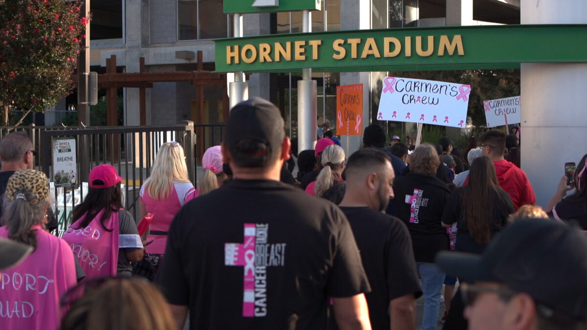 American+Cancer+Society%E2%80%99s+Making+Strides+Against+Breast+Cancer+Walk+kicks+off+at+Hornet+Stadium+Sunday%2C+Oct.+15%2C+2023.+The+community+gathered+to+support+and+spread+awareness+for+loved+ones+diagnosed+with+breast+cancer