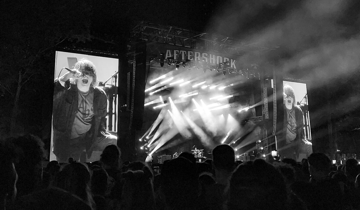 Headliner My Chemical Romance stuns the crowd as they close the festival at the Jack Daniels stage on Saturday, Oct. 8, 2022. After a six-year hiatus, My Chemical Romance played at Aftershock during the North America leg of their Reunion Tour.