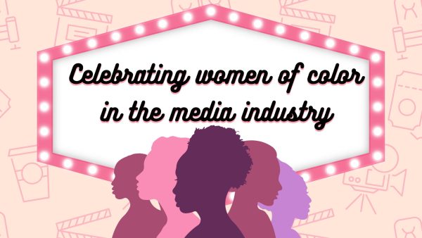 Here are some of the diverse women in the media industry who are making waves right now. From “Barbie” to “The Bear,” these women have starred in some of the most critically acclaimed shows and films. (Graphic created in Canva by Mia Huss)