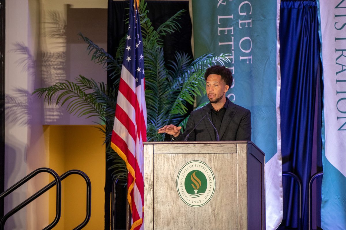 Sac State President Luke Wood made his annual fall Address on Aug. 22, 2024 about the challenges and success stories over the past year. Wood described the university rising into a leadership role for the entire CSU, despite financial challenges.