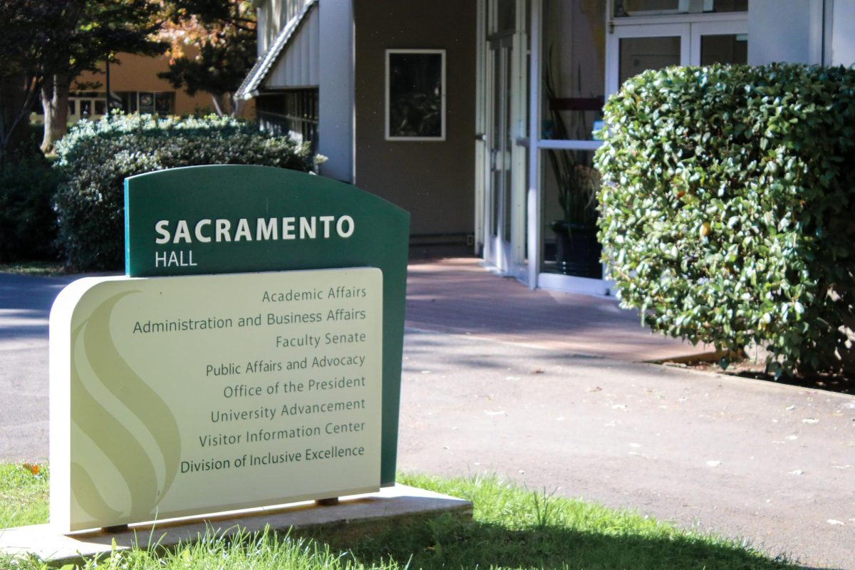 Sacramento Hall houses the California Tribal College’s office for its space sharing program with Sac State Thursday, Nov. 7. The CTC made promises when recruiting students in the spring that could not be followed through.