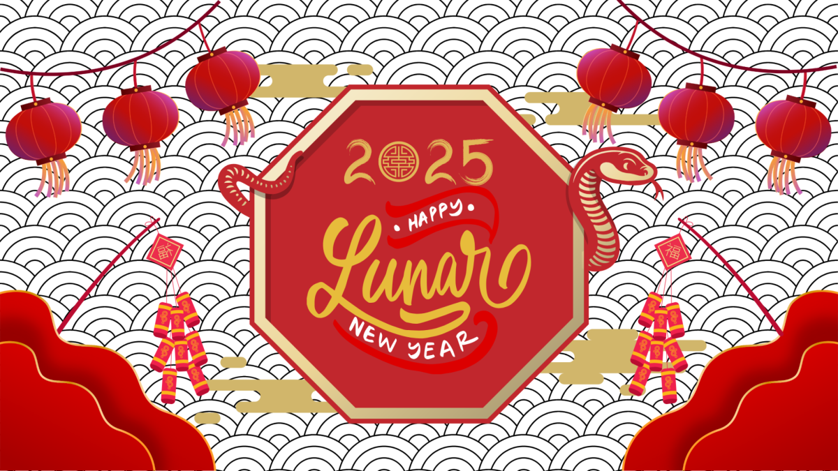 The 2025 Lunar New Year is a 15-day celebration, running from January 29 to February 12, marking the year of the snake. Lunar New Year is celebrated with symbols like vibrant red lanterns. 
(Graphic made in Canva by Kai Arellano)