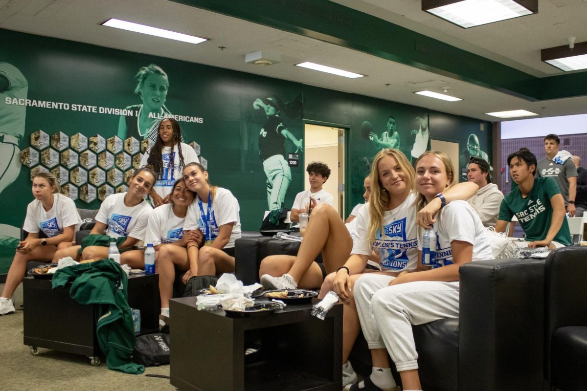 Sacramento State women’s tennis team awaits the announcement of whom they will play in the NCAA Tournament. The NCAA announced the Hornets will play the California Golden Bears shortly after.
