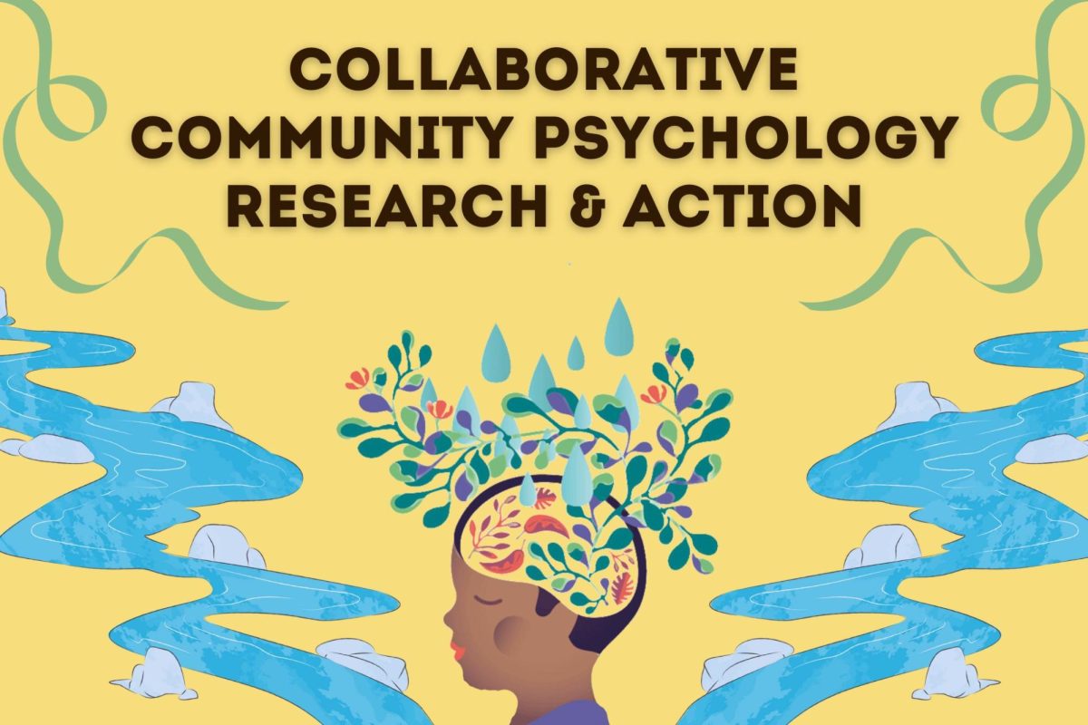 The Collaborative Community Psychology Research & Action team in the psychology department has been collaborating with local elementary school students. Sac State psychology majors involved in COLLAB gain experience in gathering observational data while working with youth. (Graphic made in Canva)