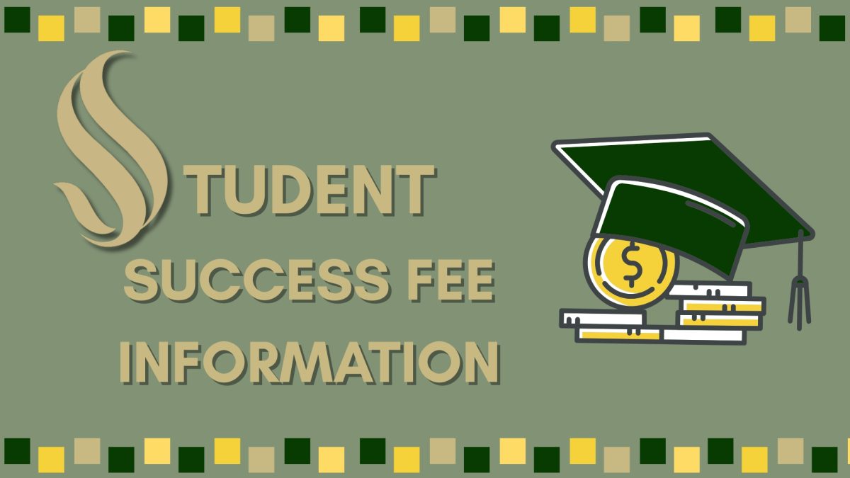 Sac State has proposed a Student Success Fee to address Academic Affairs’ ongoing budget shortfall. The fee would be the first of its kind at the university, and must be voted on by the student body in order to be approved.  (Graphic made in Canva by Annie Biebl)