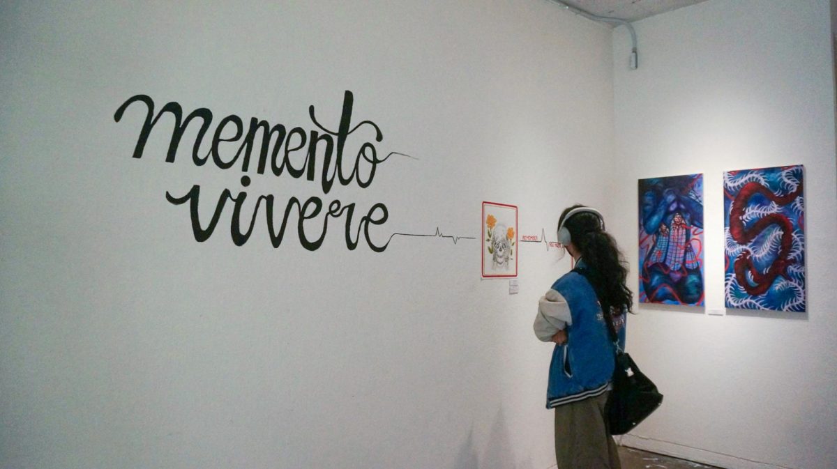 “Memento Vivere” featured a variety of art pieces created by the talented Kristeen Jardeleza on Thursday, Oct. 9, 2025. She brilliantly blended deep thought and self-reflection into one breathtaking exhibit for viewers to make connections and reflect on, while exploring the profound reality of limited time and cherished moments.