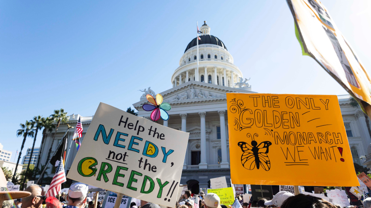 Sacramento speaks out: No Kings protest at the State Capitol
