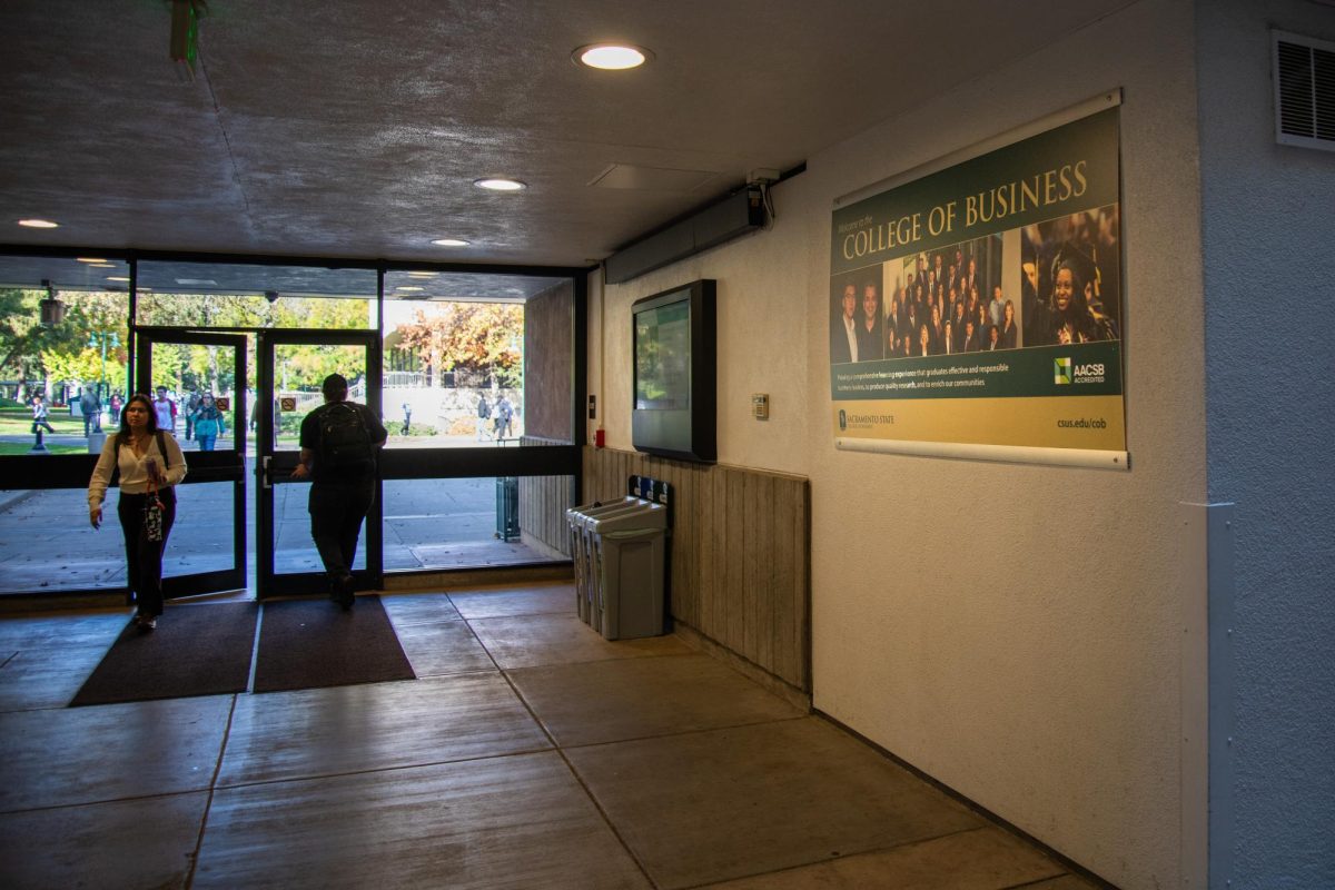 The College of Business located in Tahoe Hall Wednesday, Nov. 12, 2025. The new concentration in artificial intelligence management will teach students hands-on skills for using AI responsibly in the workplace. 