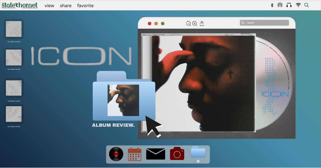 Brent Faiyaz released his fifth solo project on Friday, Feb. 13, 2026 that runs for 34 minutes. Three days after the release, Faiyaz dropped “ICON (Director’s Cut)” with two additional tracks. (Photo Courtesy of Brent Faiyaz, Graphic made in Canva by Brianna Lira)