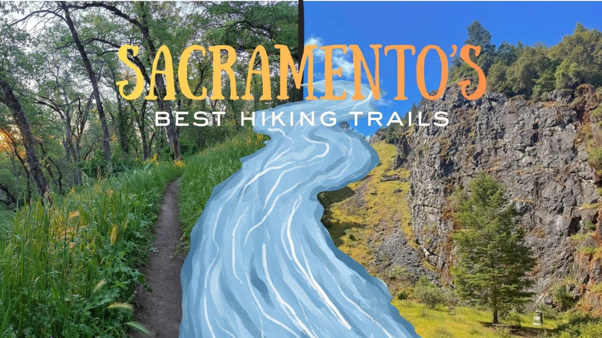 The Sacramento Area has over 60 local hiking trails, according to TrailLink. Hiking difficulty is based on time duration, elevation changes and distance. (Graphic created in Canva by Shawn Chand)
