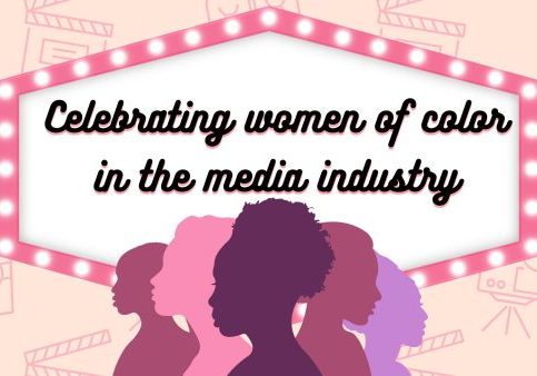 Here are some of the diverse women in the media industry who are making waves right now. From “Barbie” to “The Bear,” these women have starred in some of the most critically acclaimed shows and films. (Graphic created in Canva by Mia Huss)