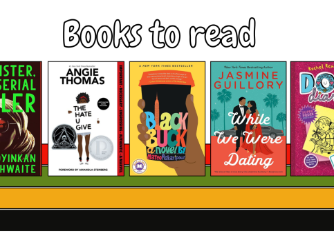 Covers of books to read during Black History Month written by Black authors. These books are a range of genres and have something for everyone. (Graphic Created in Canva by Jada Portillo)